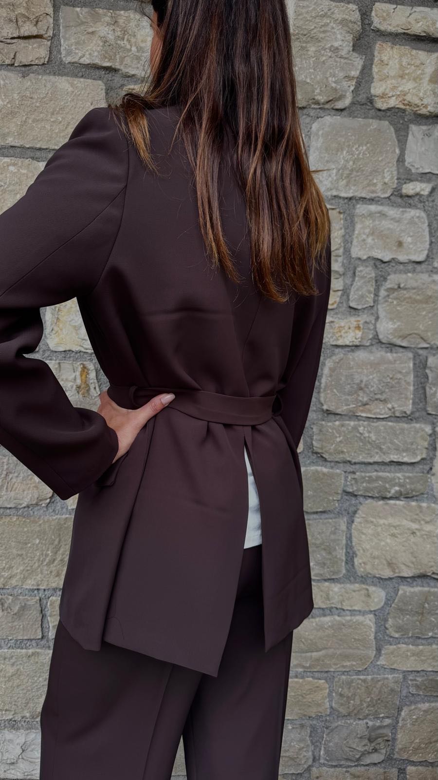 GIACCA VESTAGLIA CIOCCOLATO