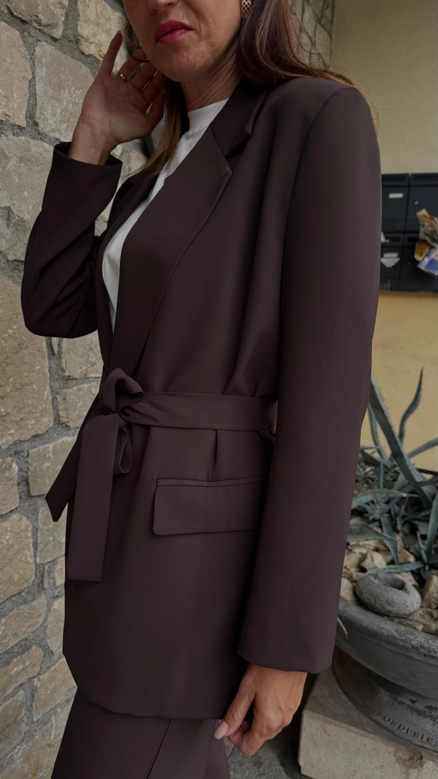 GIACCA VESTAGLIA CIOCCOLATO