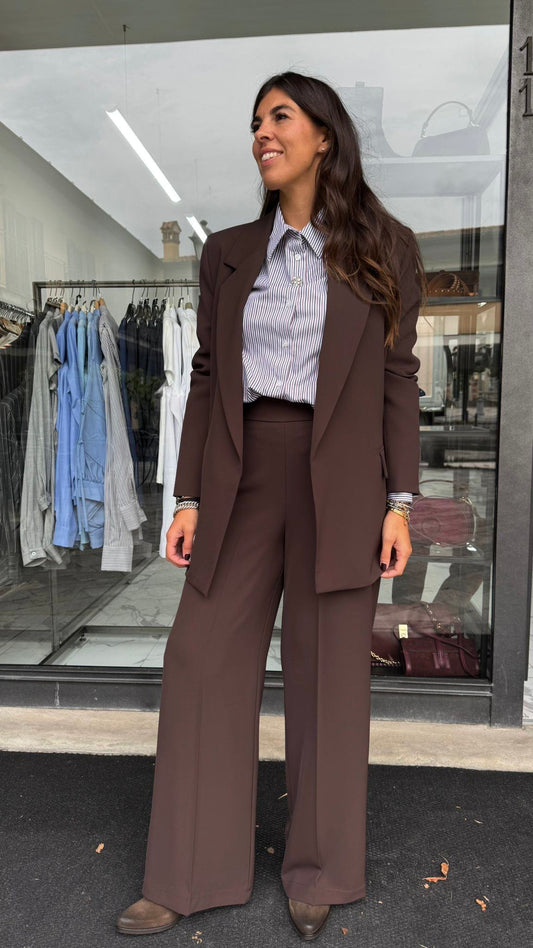 PANTALONE FLUIDO CIOCCOLATO