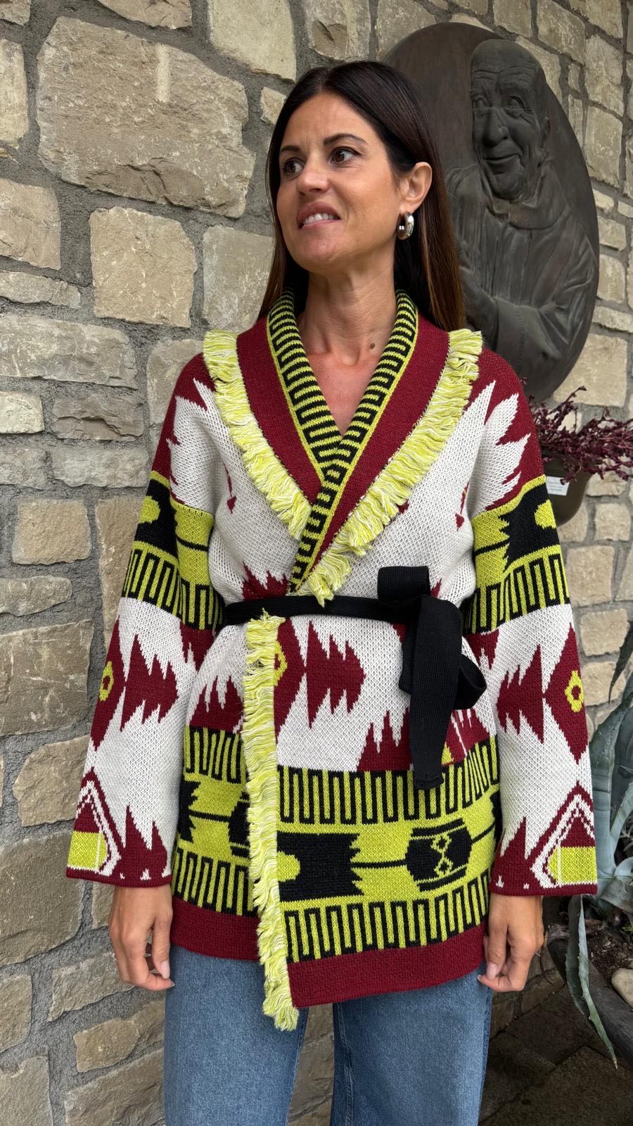 CARDIGAN LIME VINACCIA