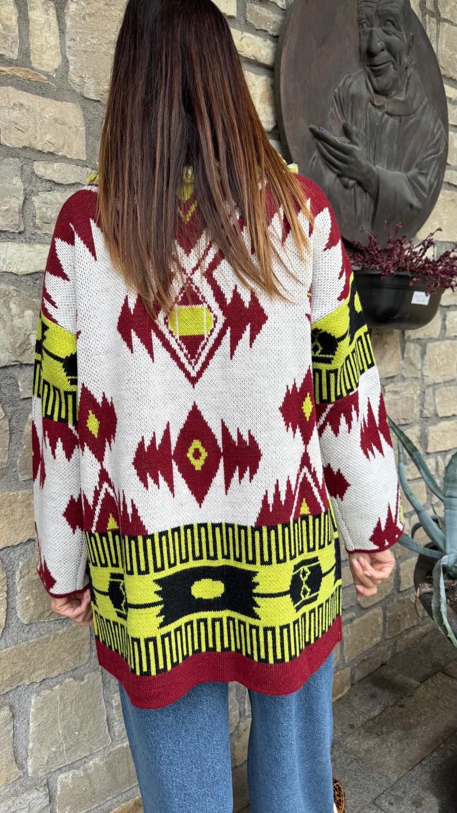 CARDIGAN LIME VINACCIA