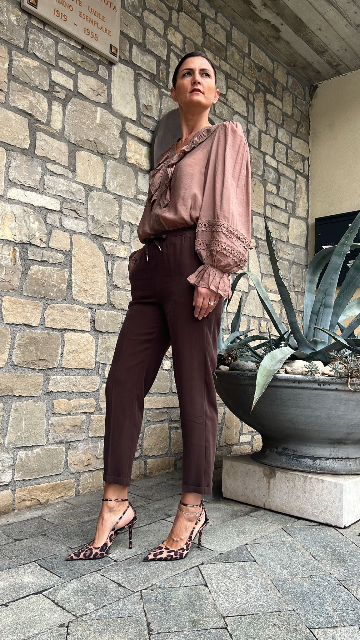 CAMICIA ROUGE CROCHET MOUSSE