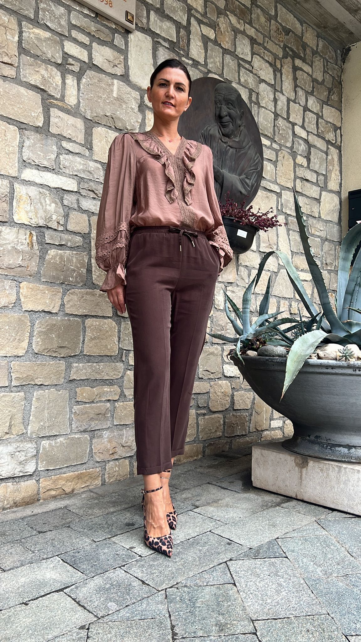 CAMICIA ROUGE CROCHET MOUSSE
