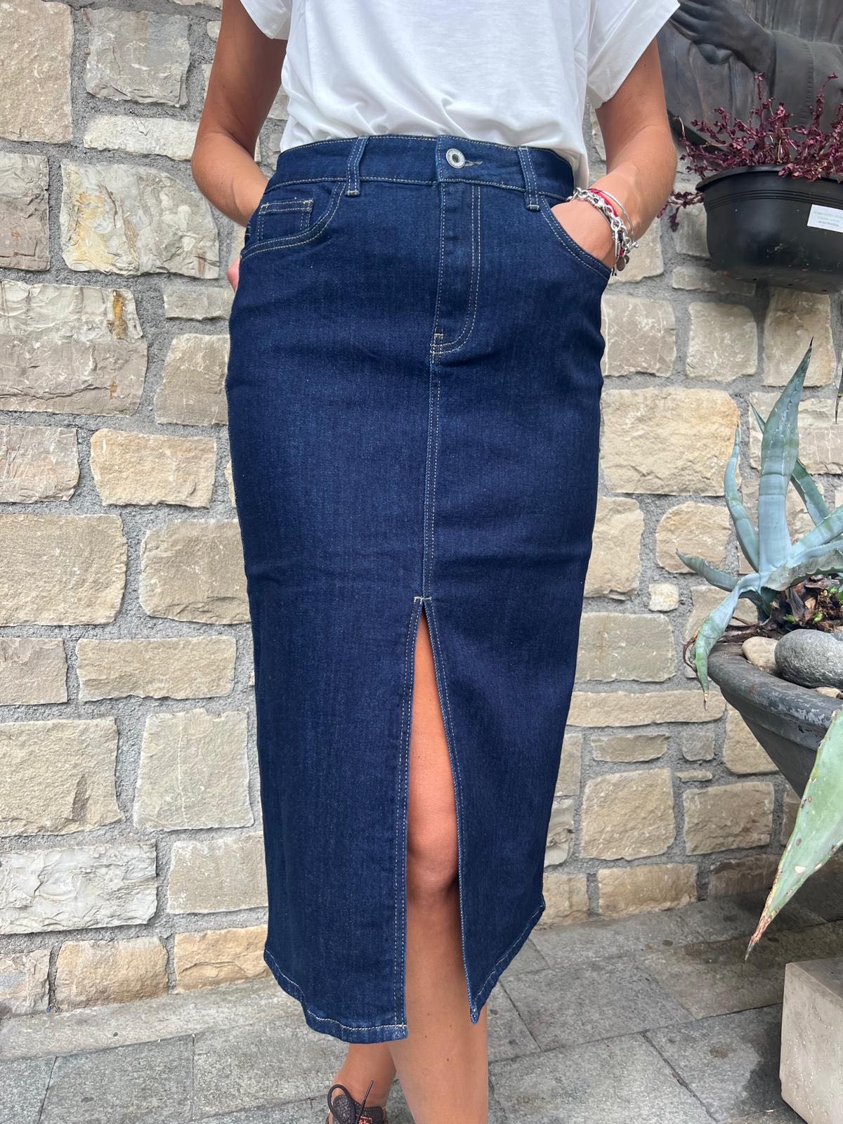 GONNA LONGUETTE JEANS