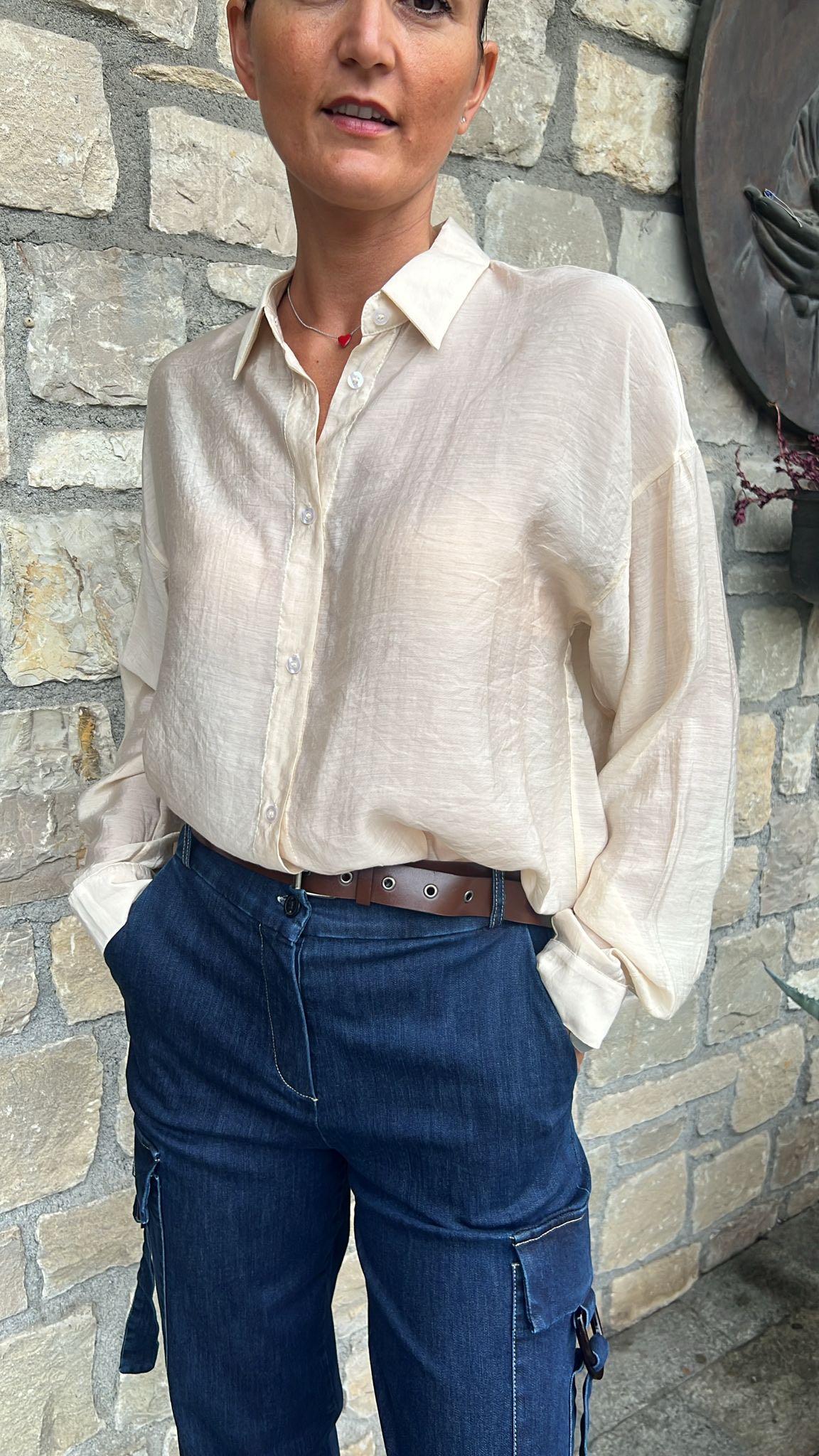 CAMICIA BASIC BURRO