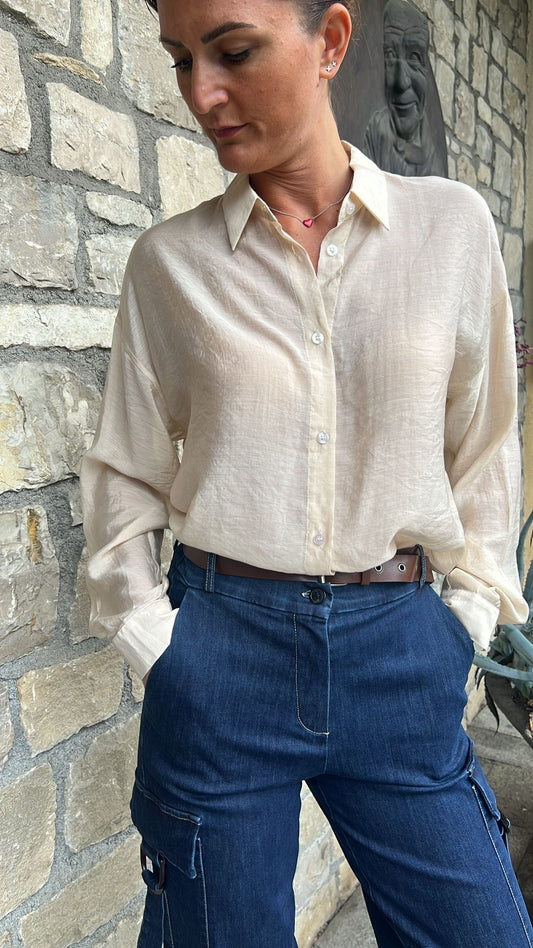 CAMICIA BASIC BURRO