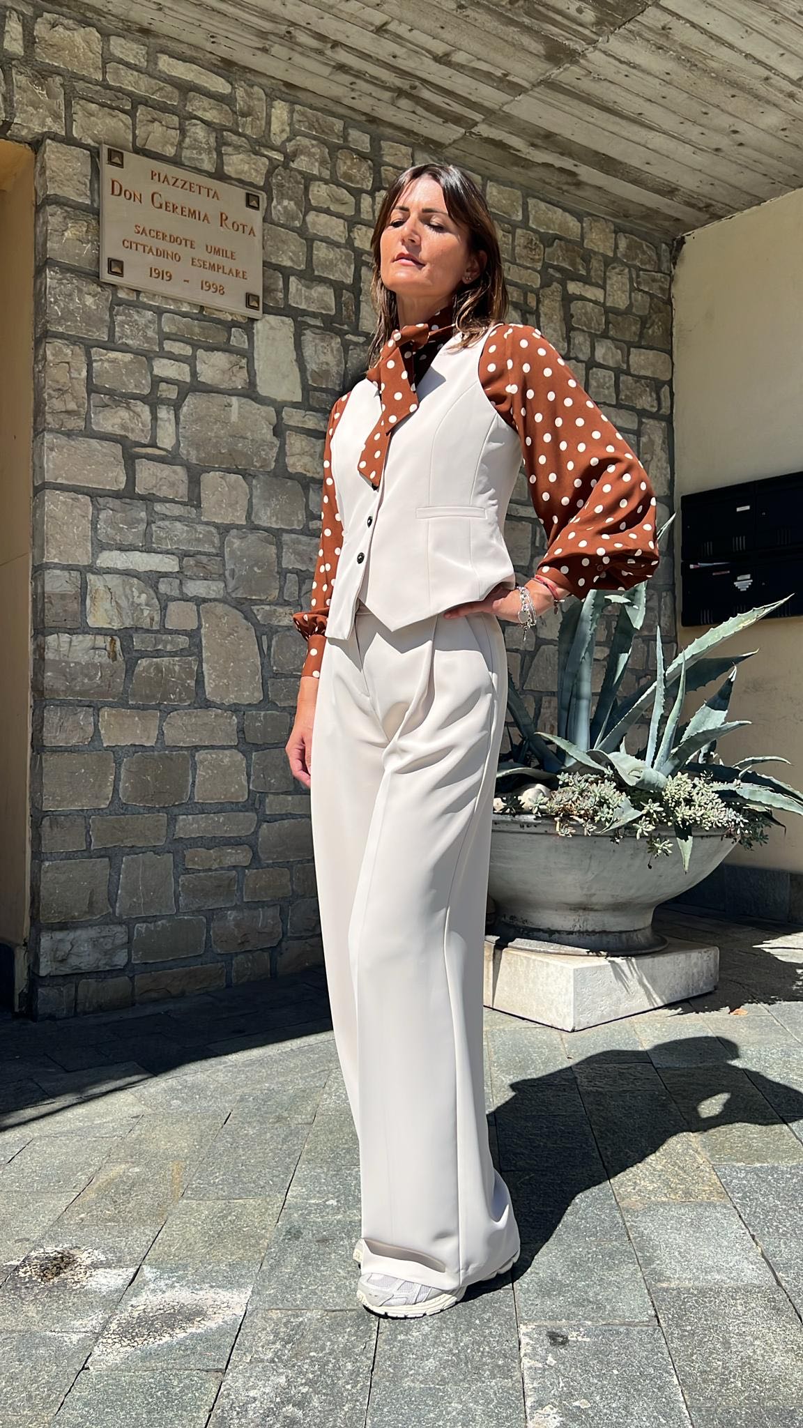 COMPLETO GILET LANA