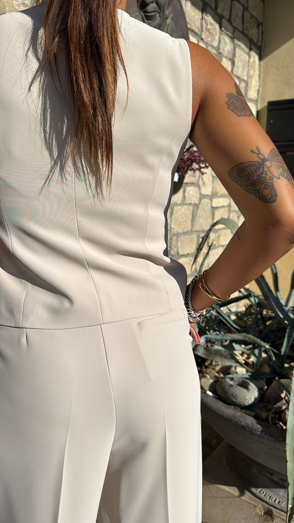 COMPLETO GILET LANA