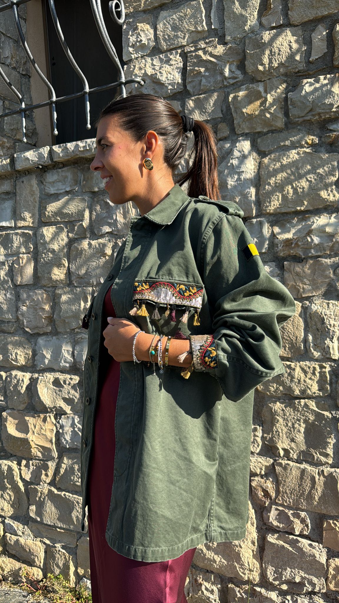 SAHARIANA CON APPLICAZIONI