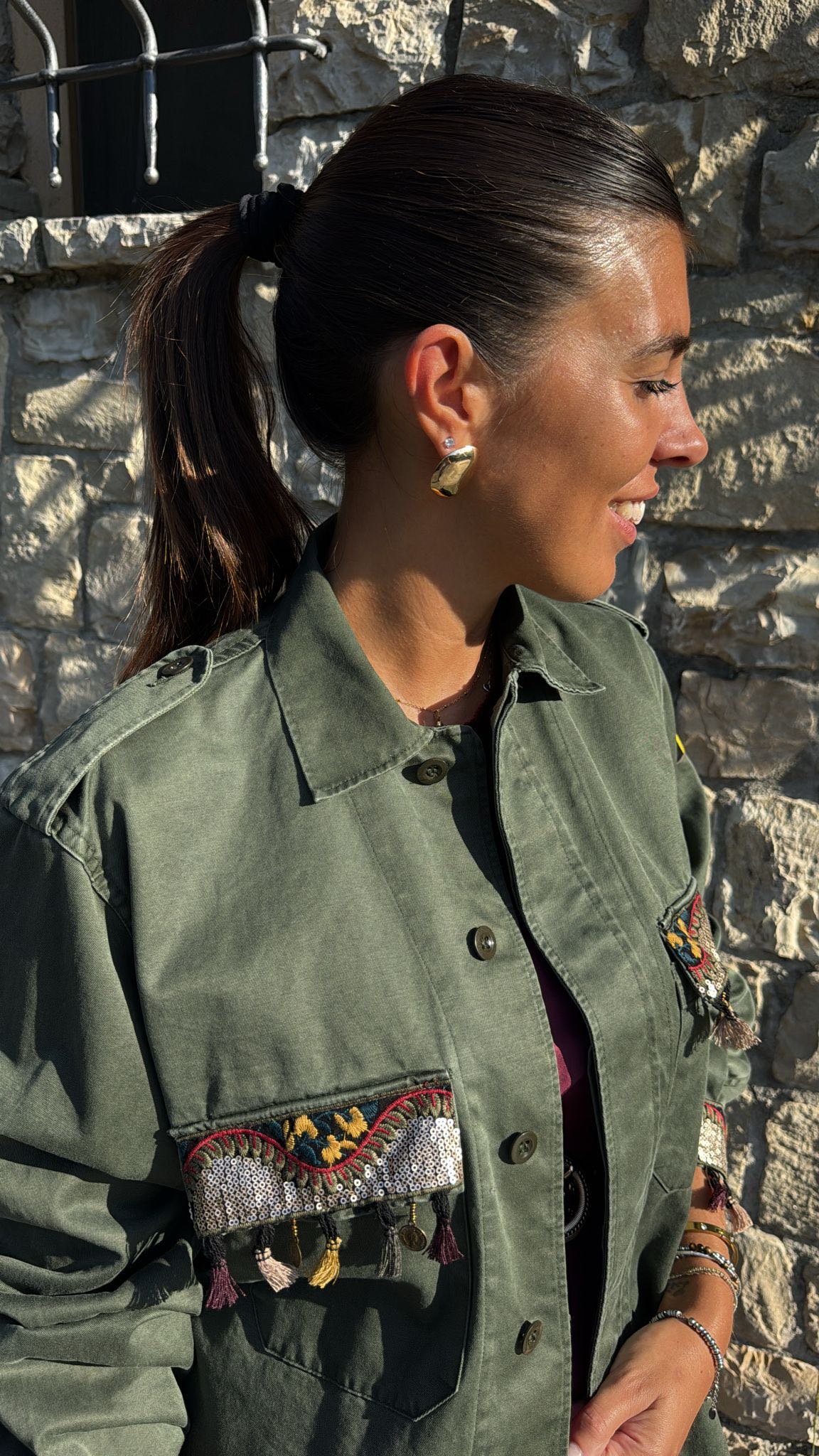 SAHARIANA CON APPLICAZIONI