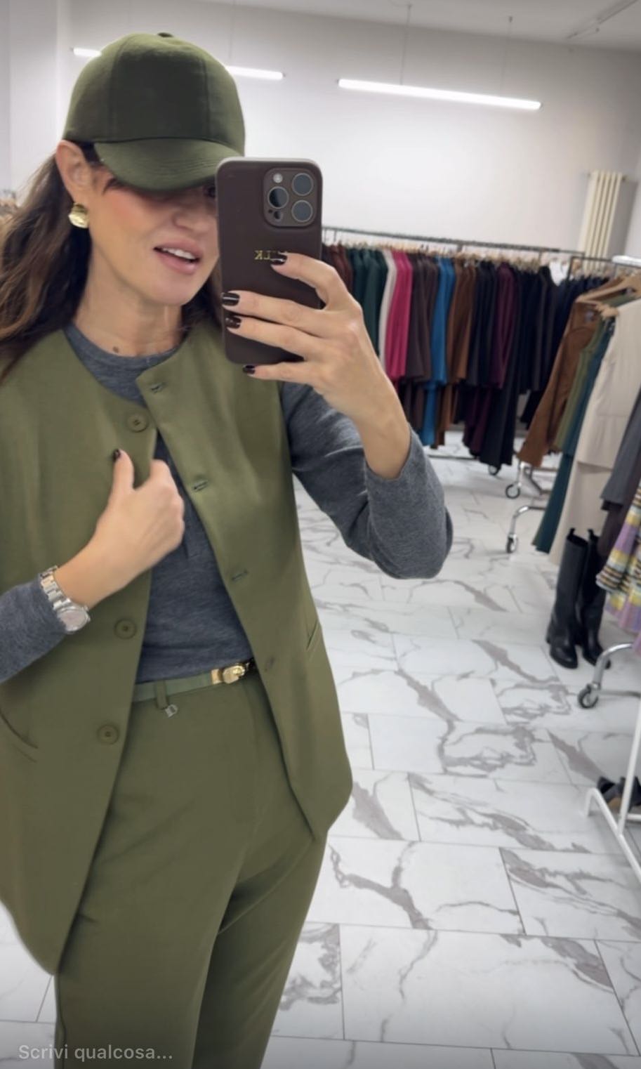 COMPLETO GIACCA SMANICATA SALVIA