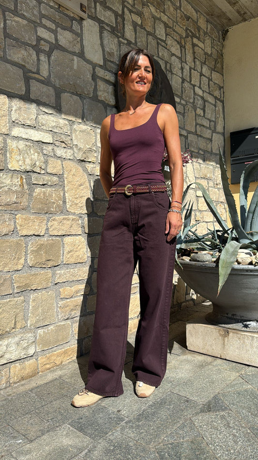 JEANS MIA BORDEAUX