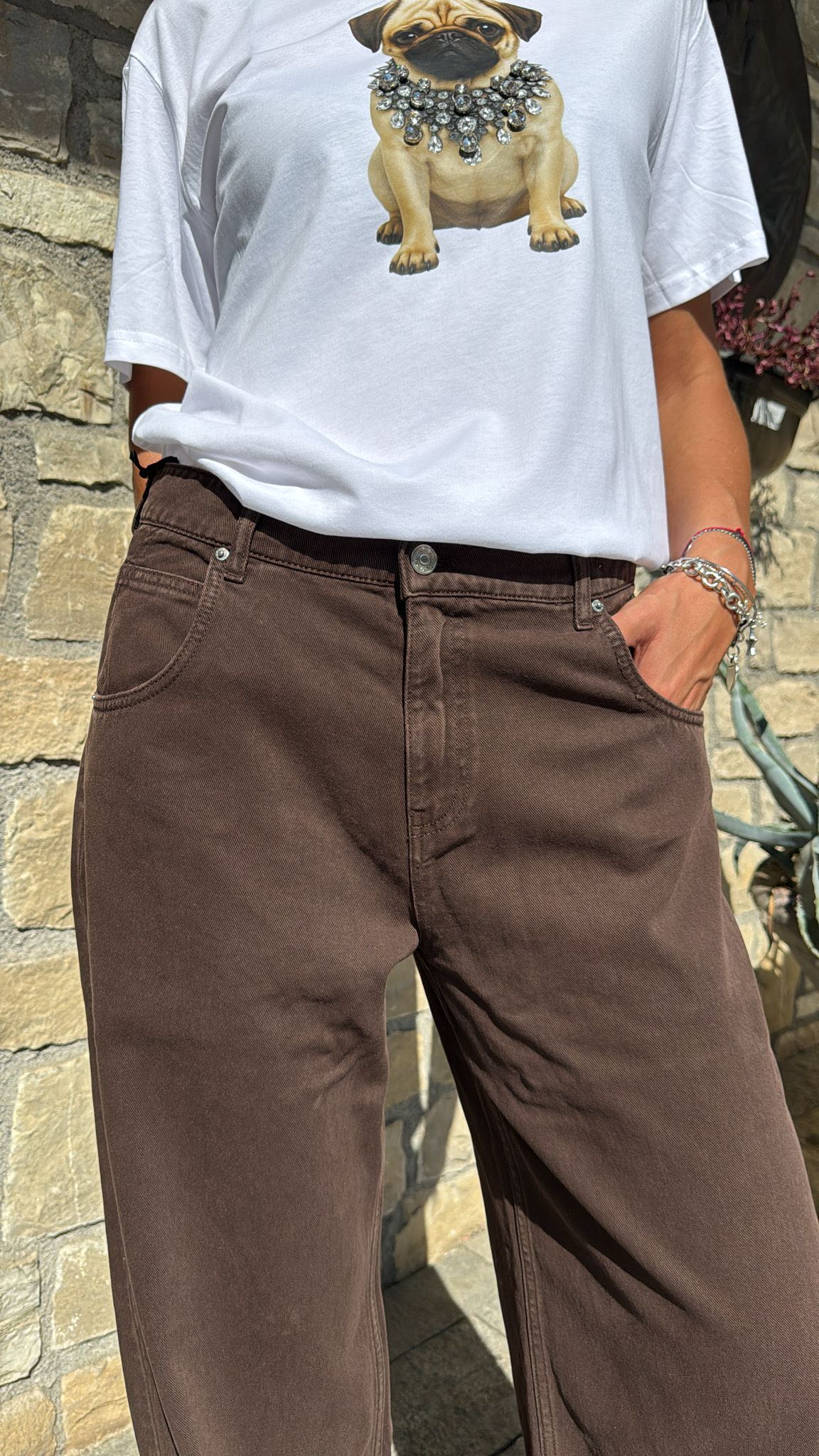 JEANS MIA CIOCCOLATO