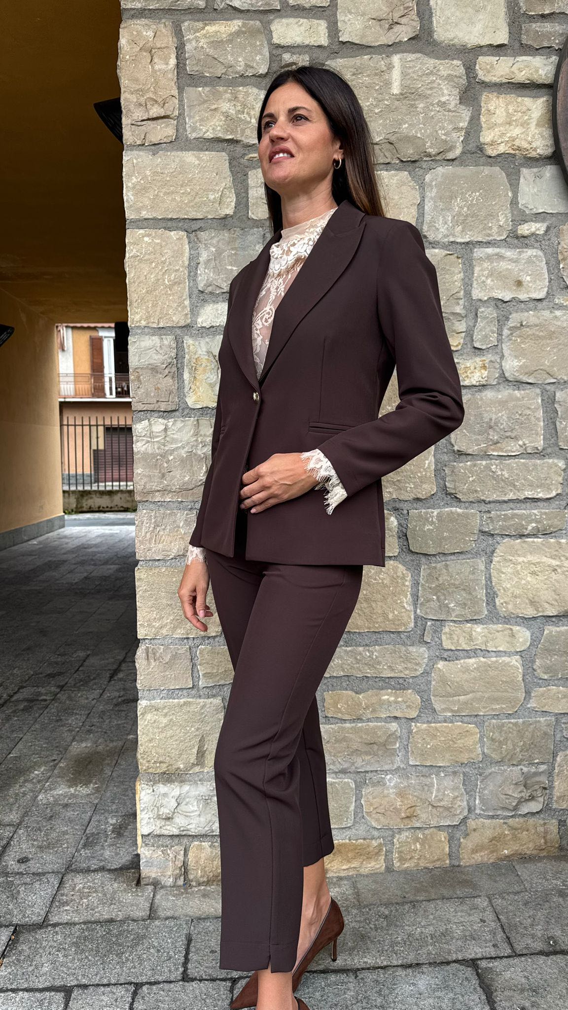 GIACCA IRIS CIOCCOLATO