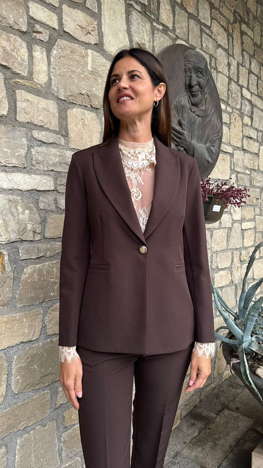 GIACCA IRIS CIOCCOLATO