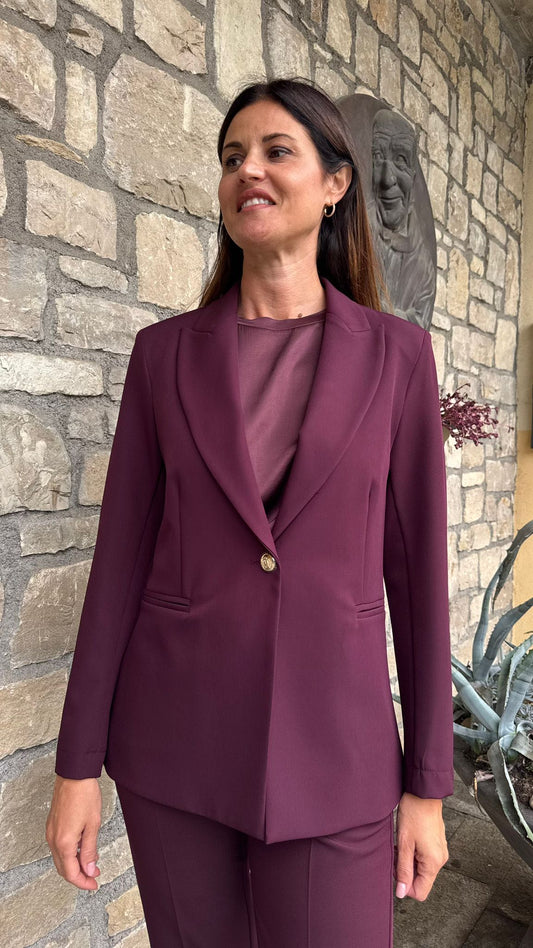 GIACCA IRIS BORDEAUX