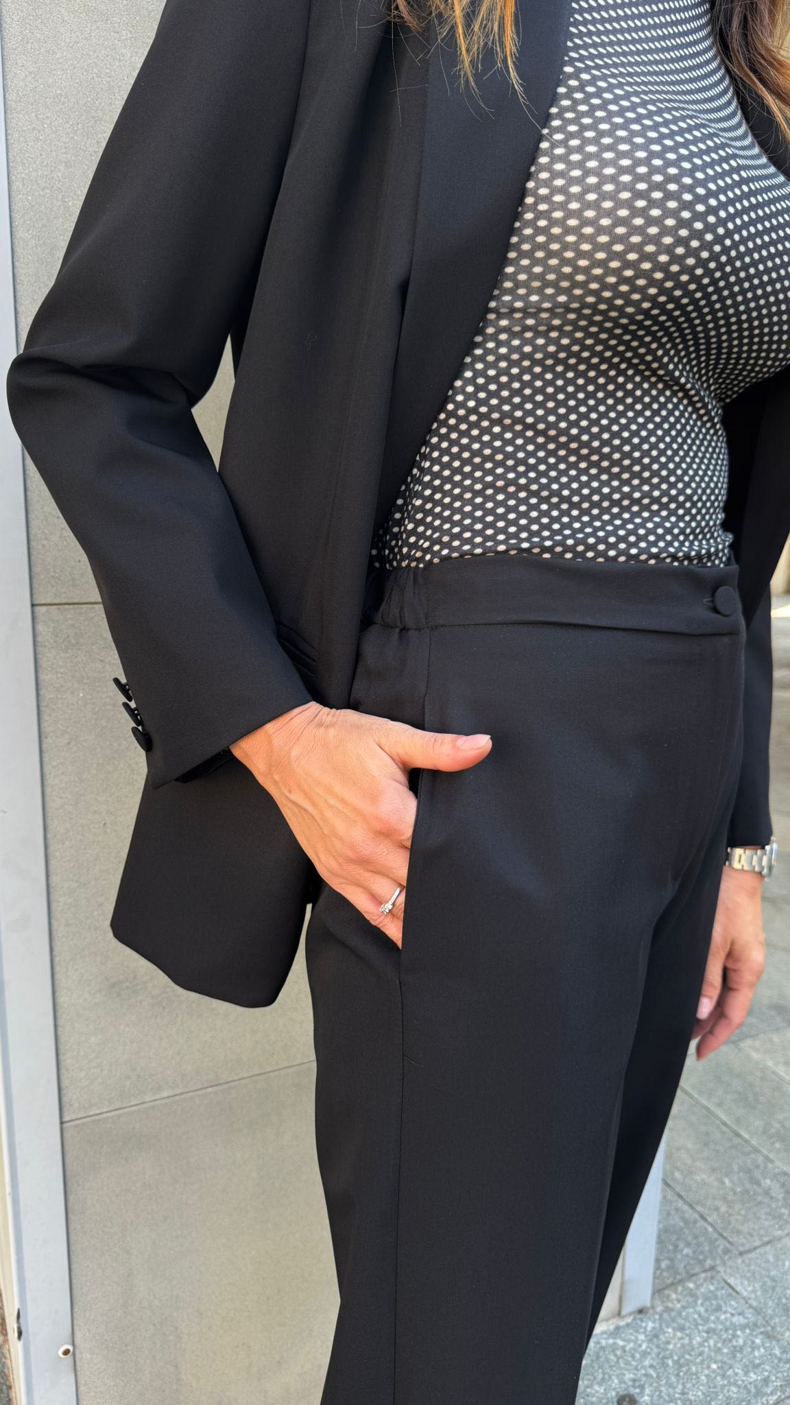 PANTALONE DRITTO NERO