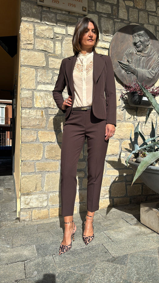 GIACCA BASIC CIOCCOLATO