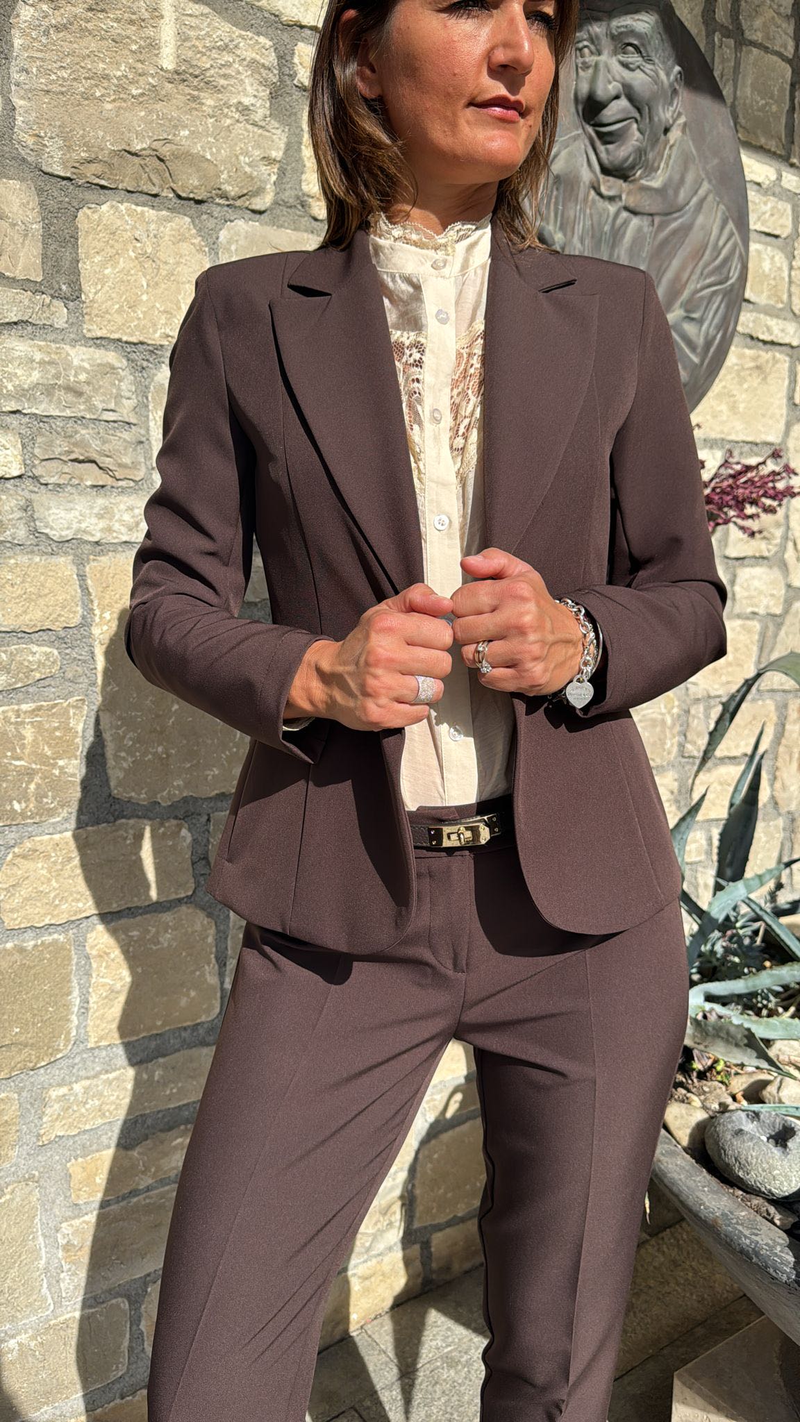 GIACCA BASIC CIOCCOLATO