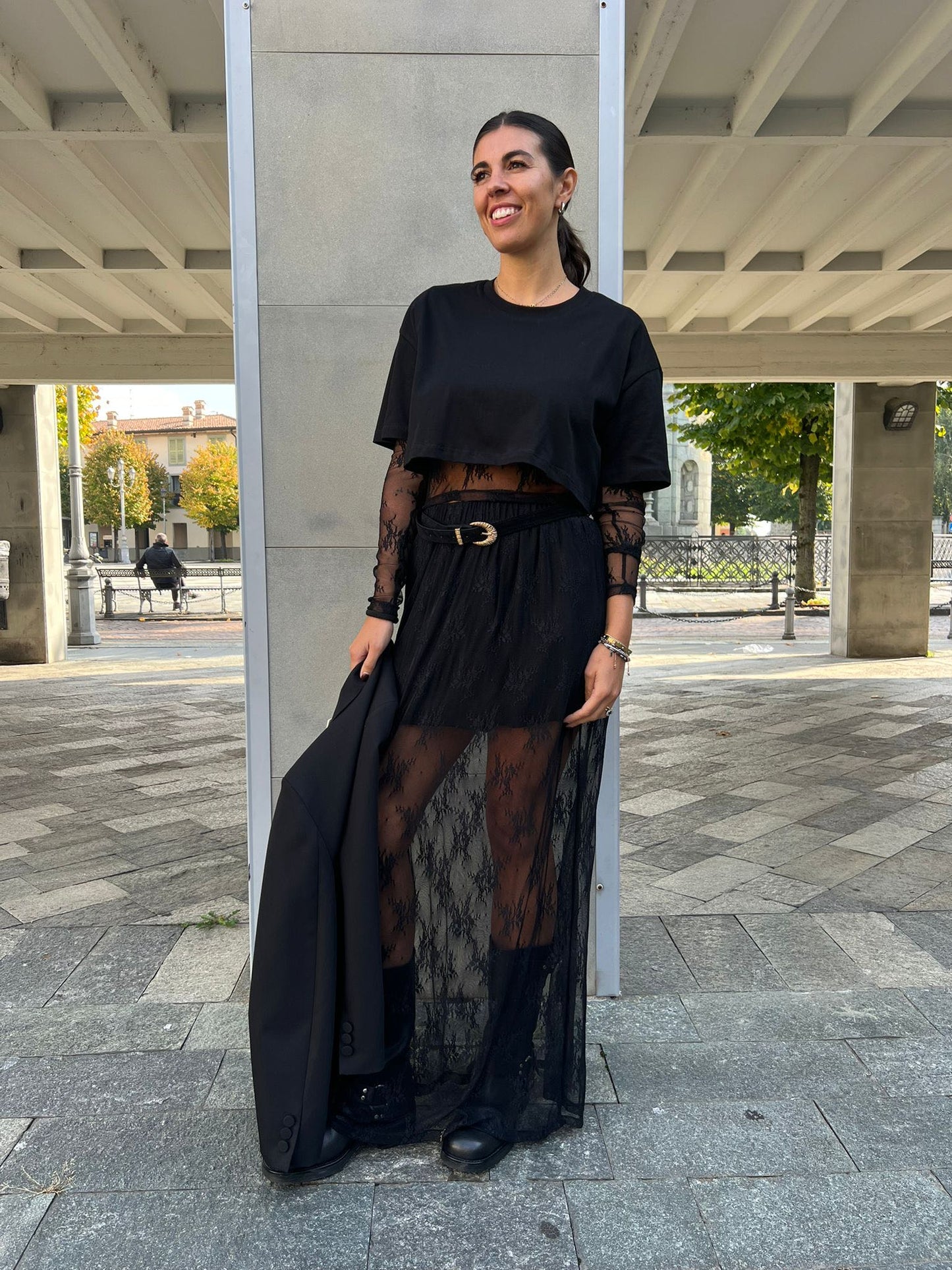 GONNA LUNGA PIZZO NERA