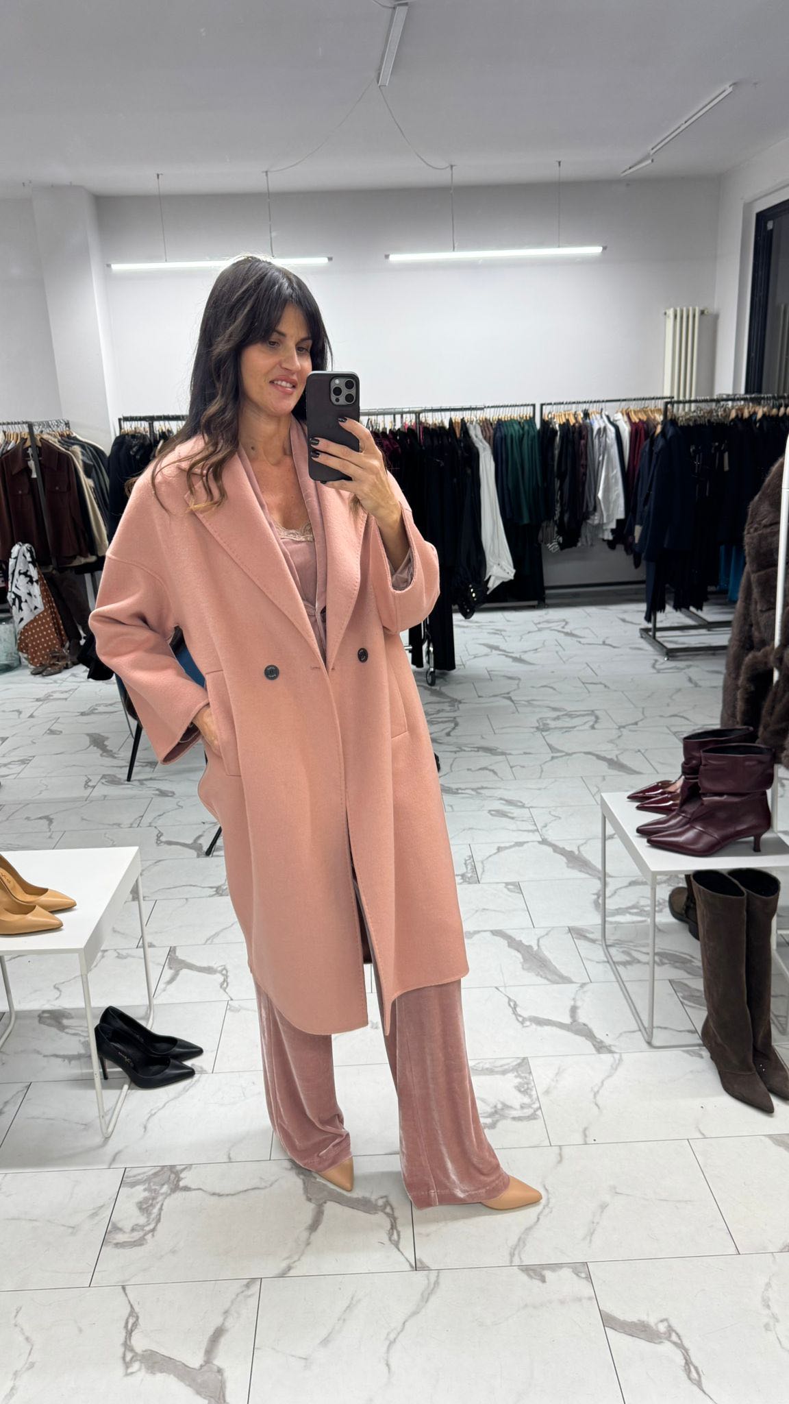 CAPPOTTO OVETTO OVERSIZED ROSA