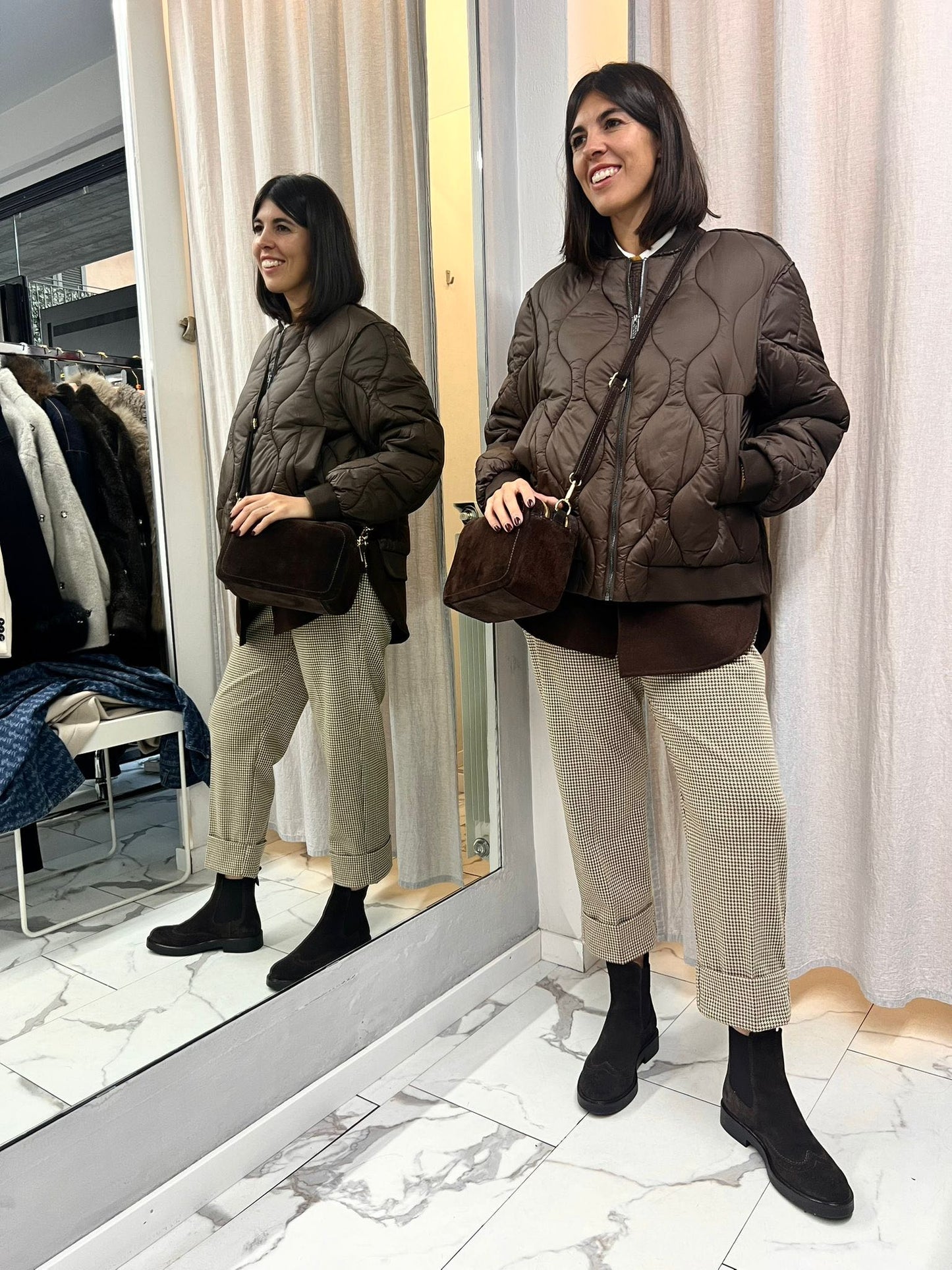 PIUMINO CON DOPPIO FONDO CIOCCOLATO