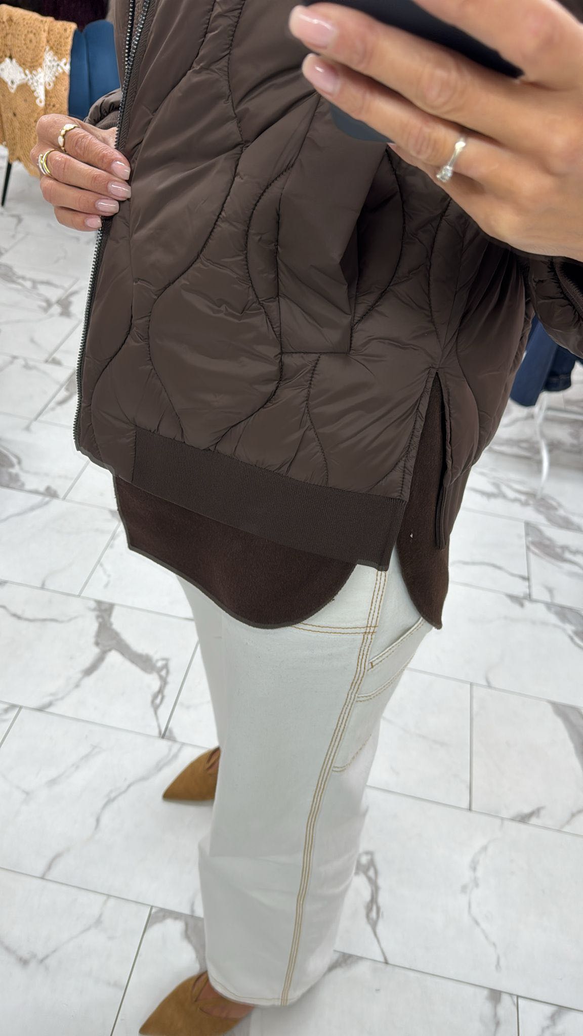 PIUMINO CON DOPPIO FONDO CIOCCOLATO