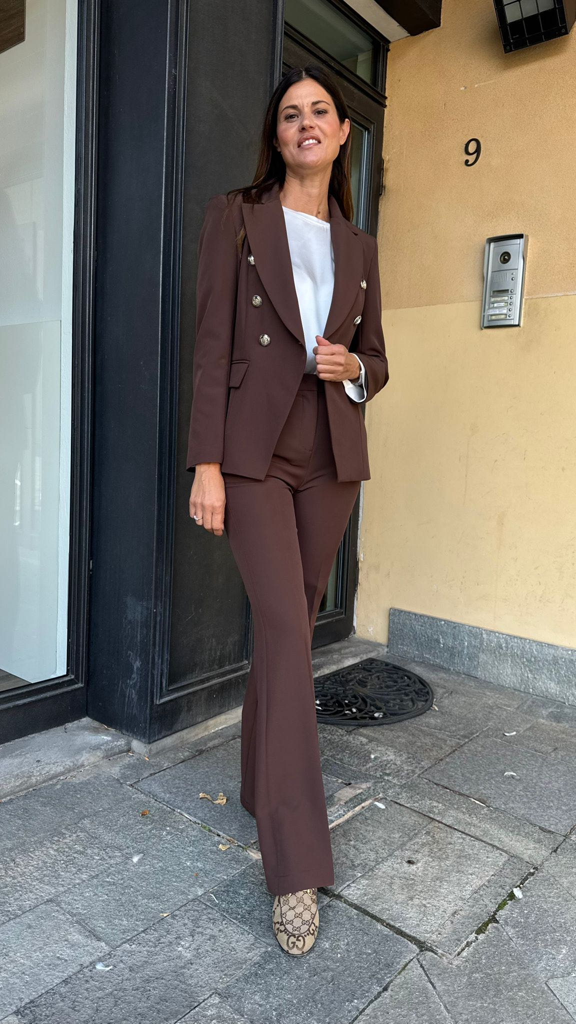 GIACCA TULIPANO CIOCCOLATO