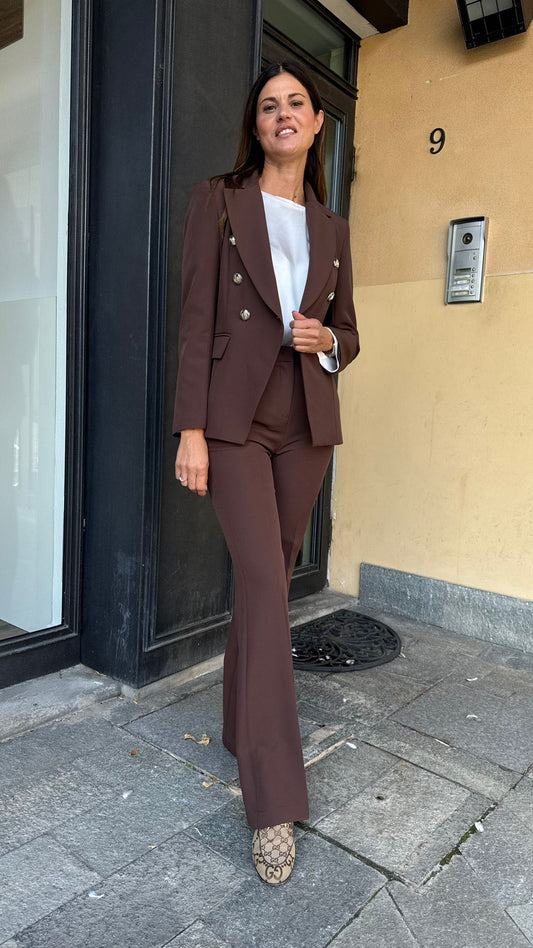 PANTALONE TULIPANO CIOCCOLATO