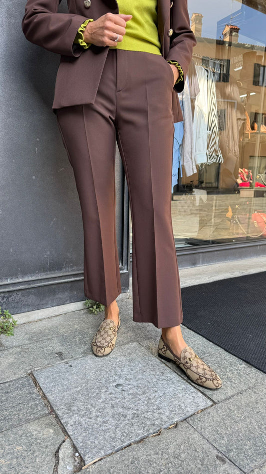 PANTALONE TROMBETTA CIOCCOLATO