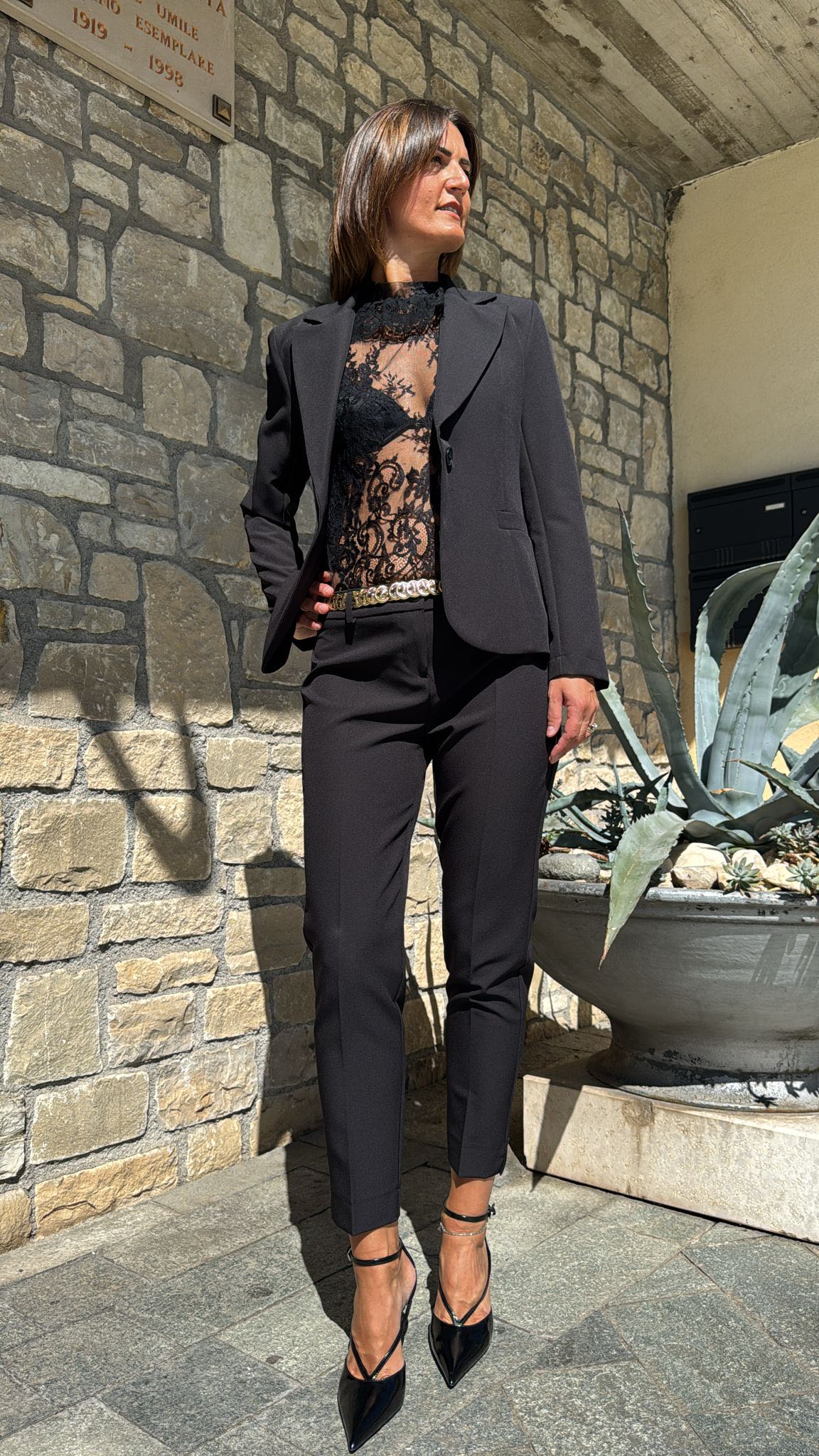 PANTALONE BASIC NERO