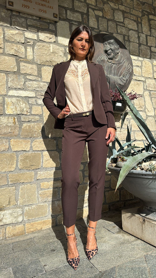 PANTALONE BASIC CIOCCOLATO