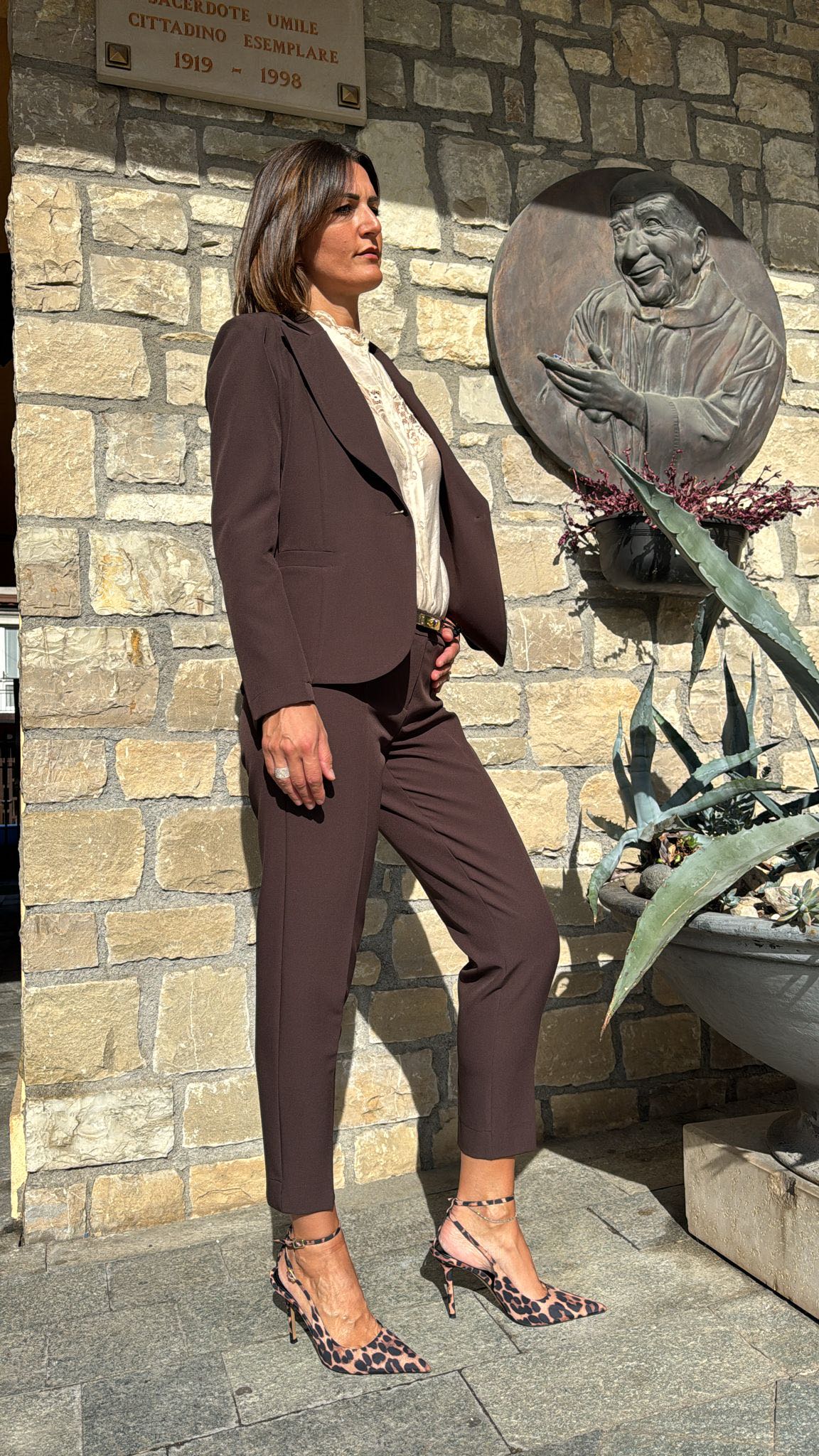 PANTALONE BASIC CIOCCOLATO