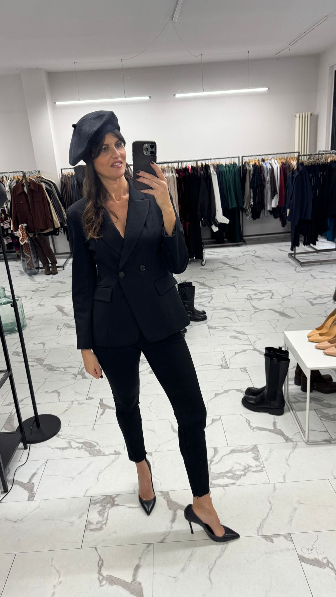 GIACCA PUNTO MILANO NERA