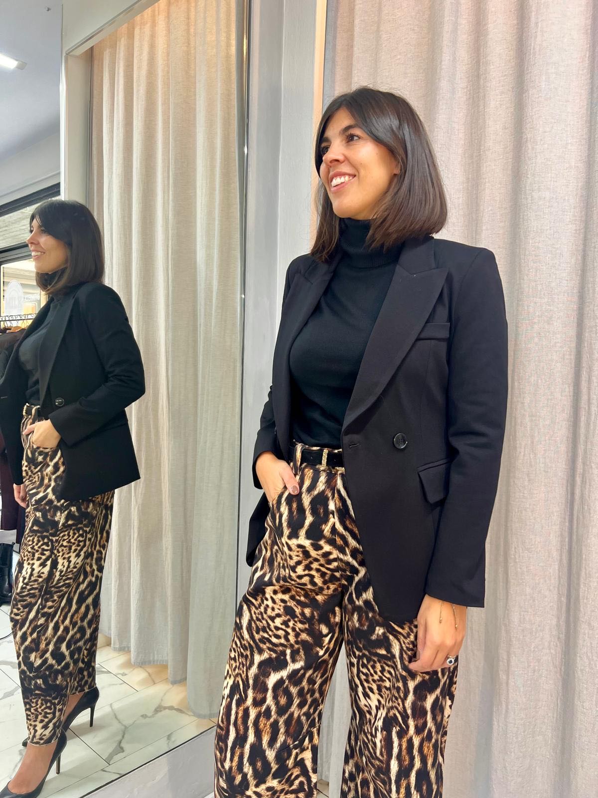 GIACCA PUNTO MILANO NERA