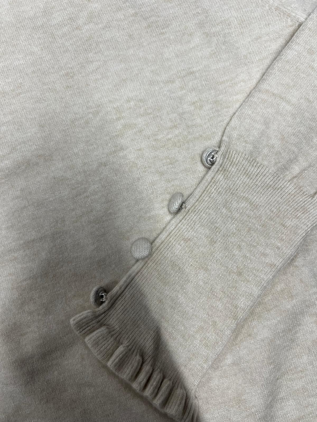 MAGLIONCINO ROUGE BOTTONCINI BEIGE