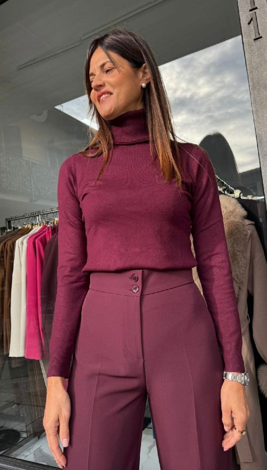 DOLCEVITA BASIC VISCOSA BORDEAUX