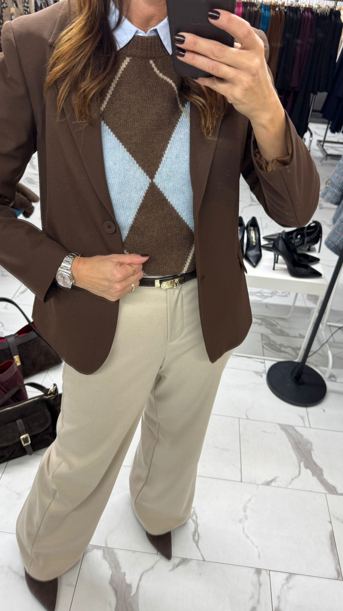 PANTALONE FLANELLA BURRO