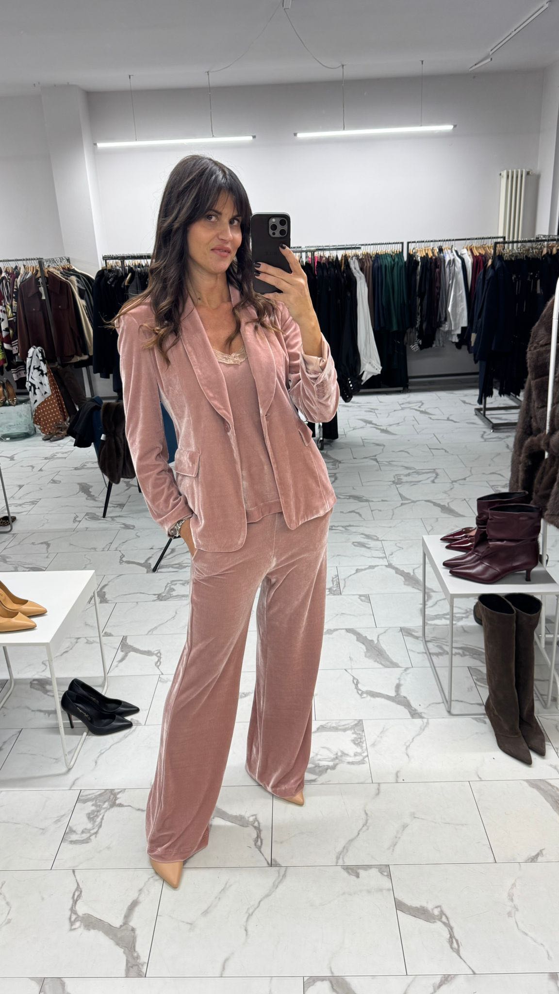 GIACCA CINIGLIA ROSA