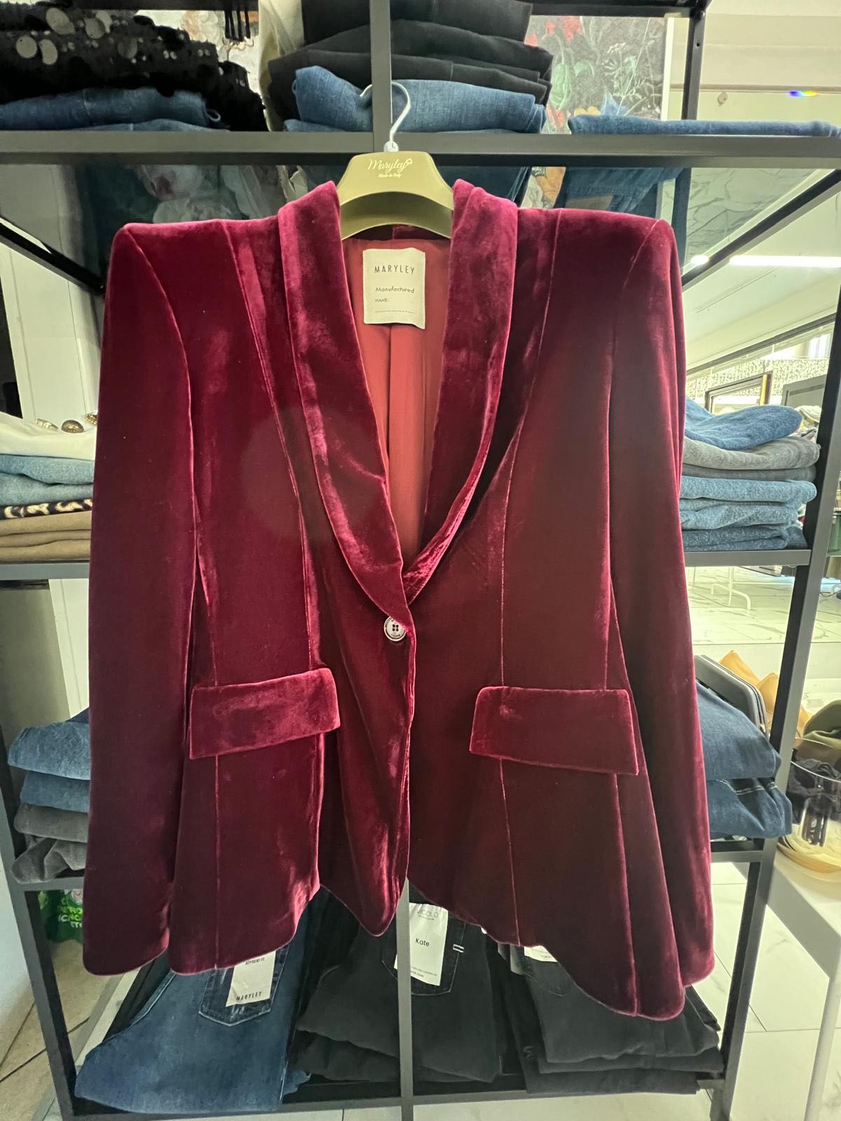 GIACCA CINIGLIA BORDEAUX