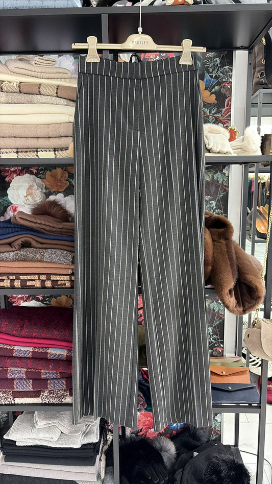 PANTALONE GESSATO GRIGIO