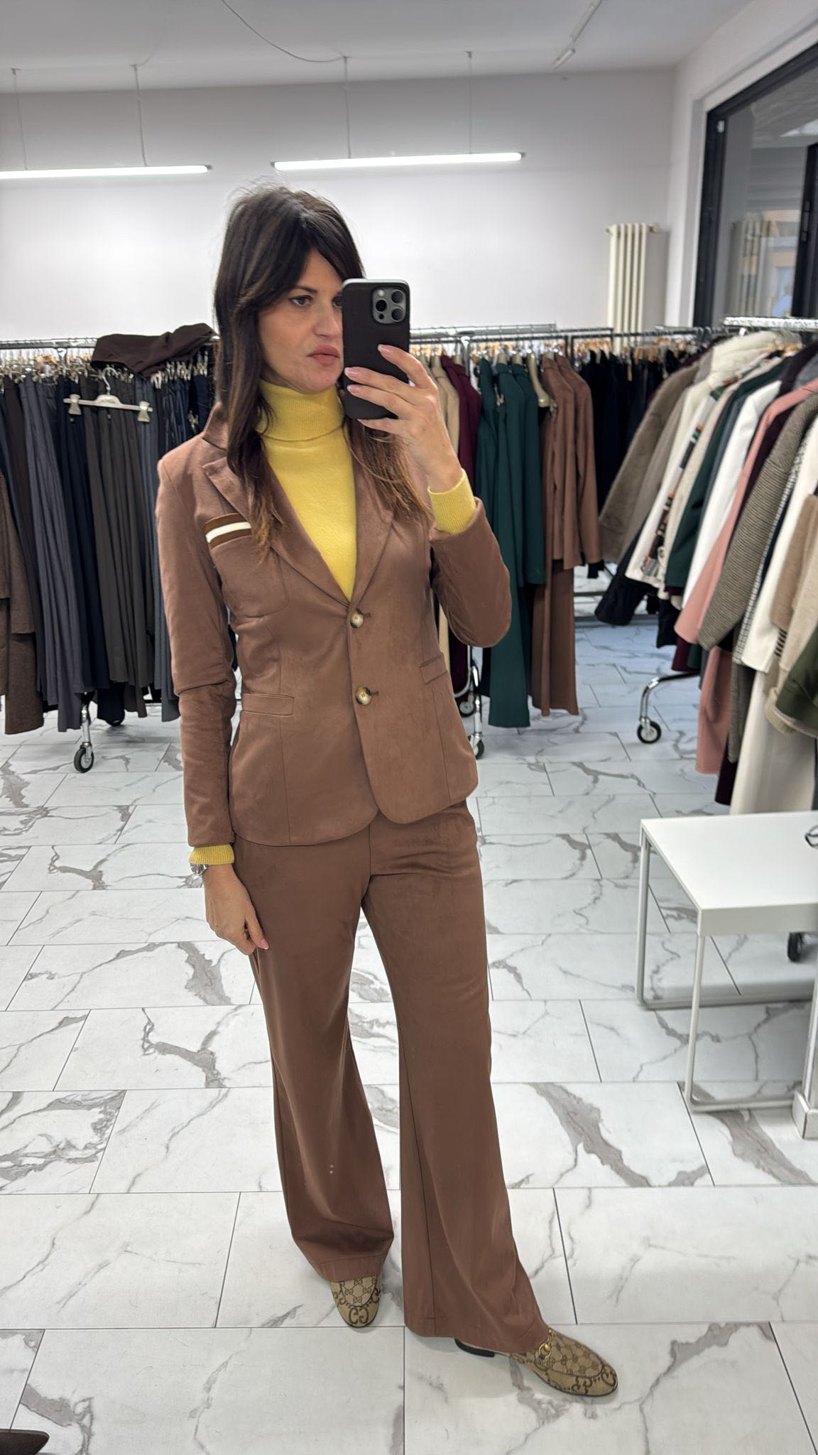 PANTALONE ECO RENNA CUOIO