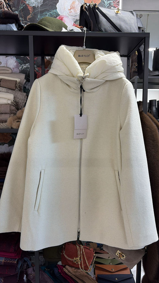 CAPPOTTO PIUMINO PANNA