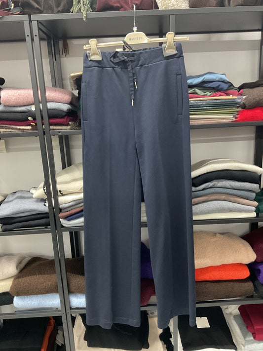 PANTALONE IN FELPA GARZATO BLU
