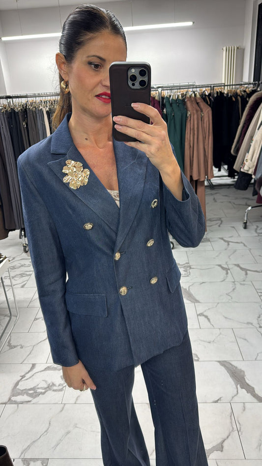 GIACCA JEANS DOPPIOPETTO SPILLA BLU