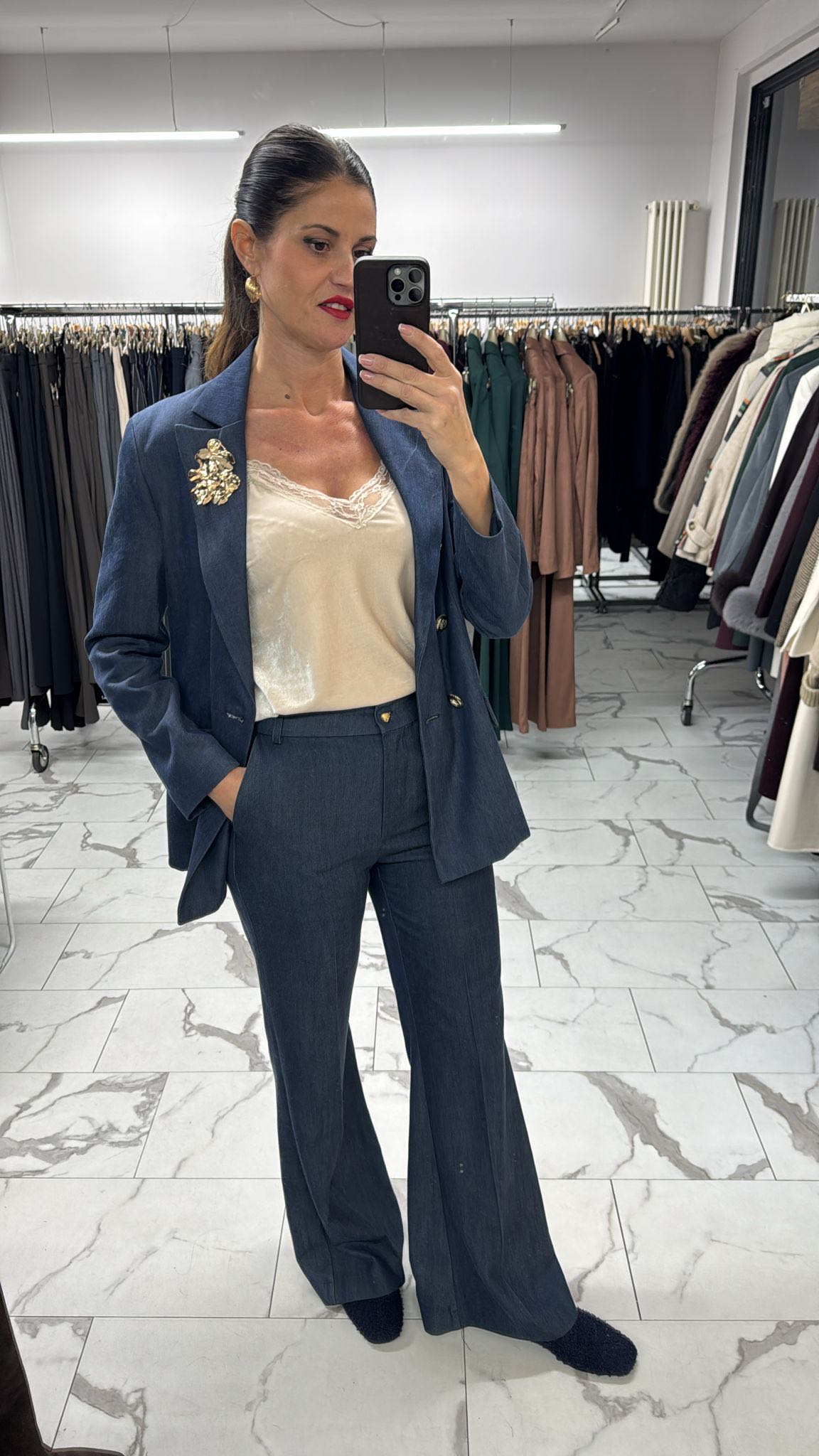 GIACCA JEANS DOPPIOPETTO SPILLA BLU