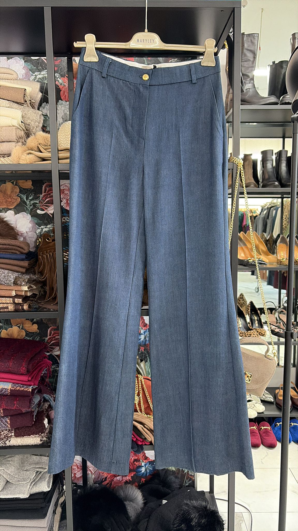 PANTALONE JEANS BOTTONE ORO