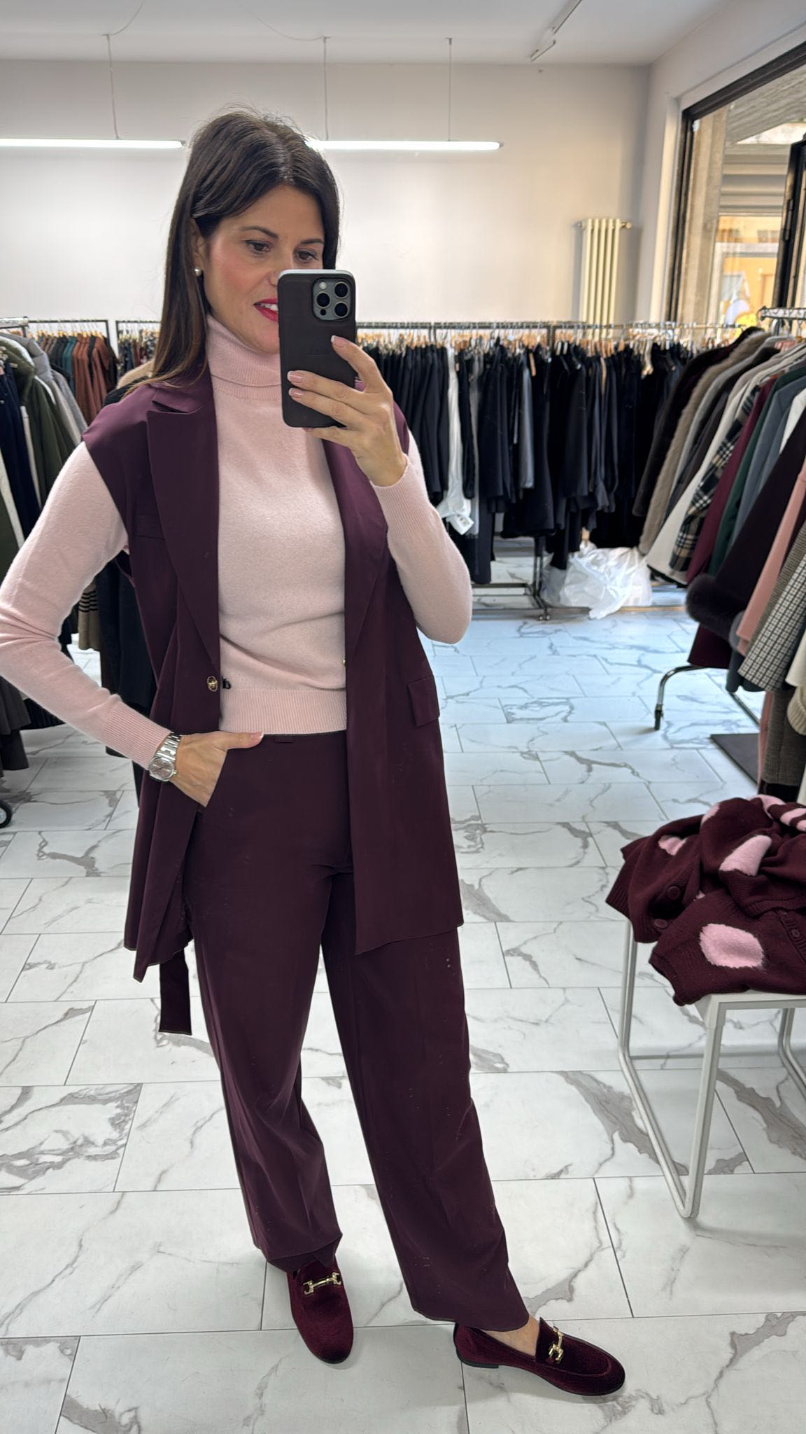 GIACCA SMANICATA VINACCIA