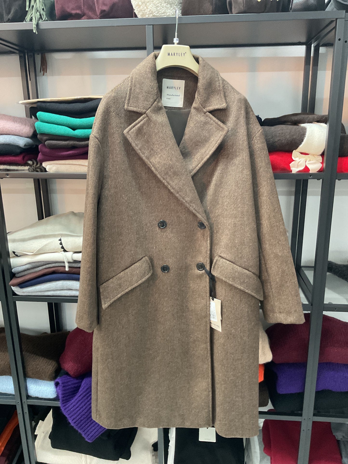 CAPPOTTO DOPPIO PETTO MORO