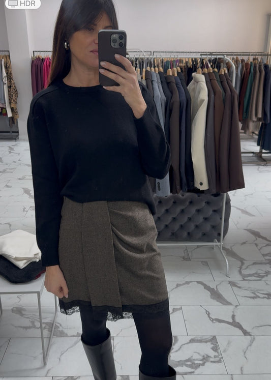 GONNA DRAPPEGGIO PIZZO MORO